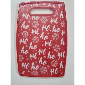 HO HO HO Holiday Print 8" by 10" Cutting Board Great Christmas Hostess Gift!
